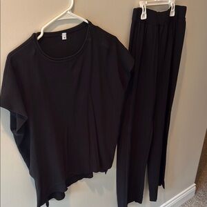 Elegant Black Women's Pants & Jumpsuit Set